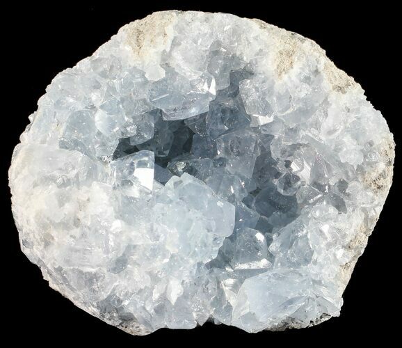 Sky Blue Celestine (Celestite) Crystal Cluster - Madagascar #54821